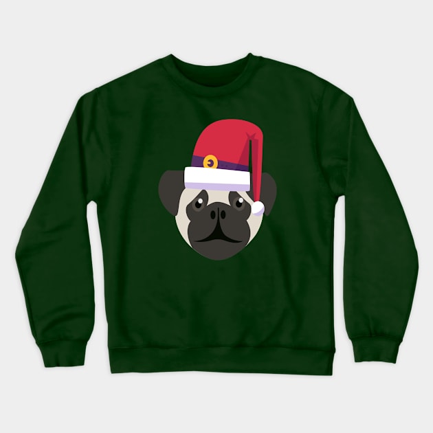 Funny Pug Dog Christmas 2020 Dog Lover Christmas Crewneck Sweatshirt by cuffiz